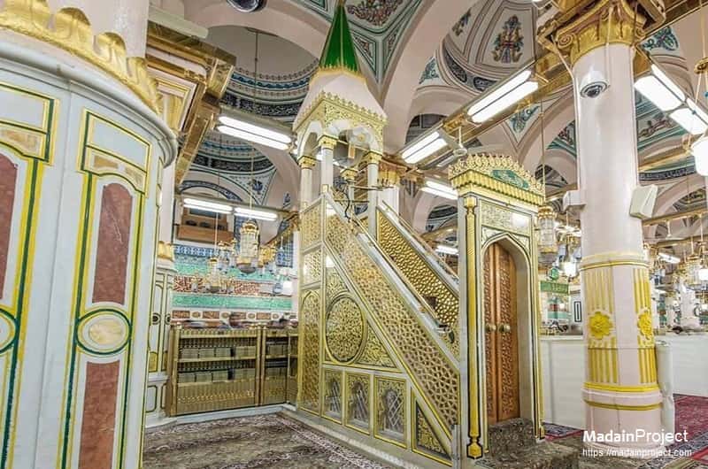 Pulpit (Minbar) of the Prophet Muhammad in Masjid al-Nabawi